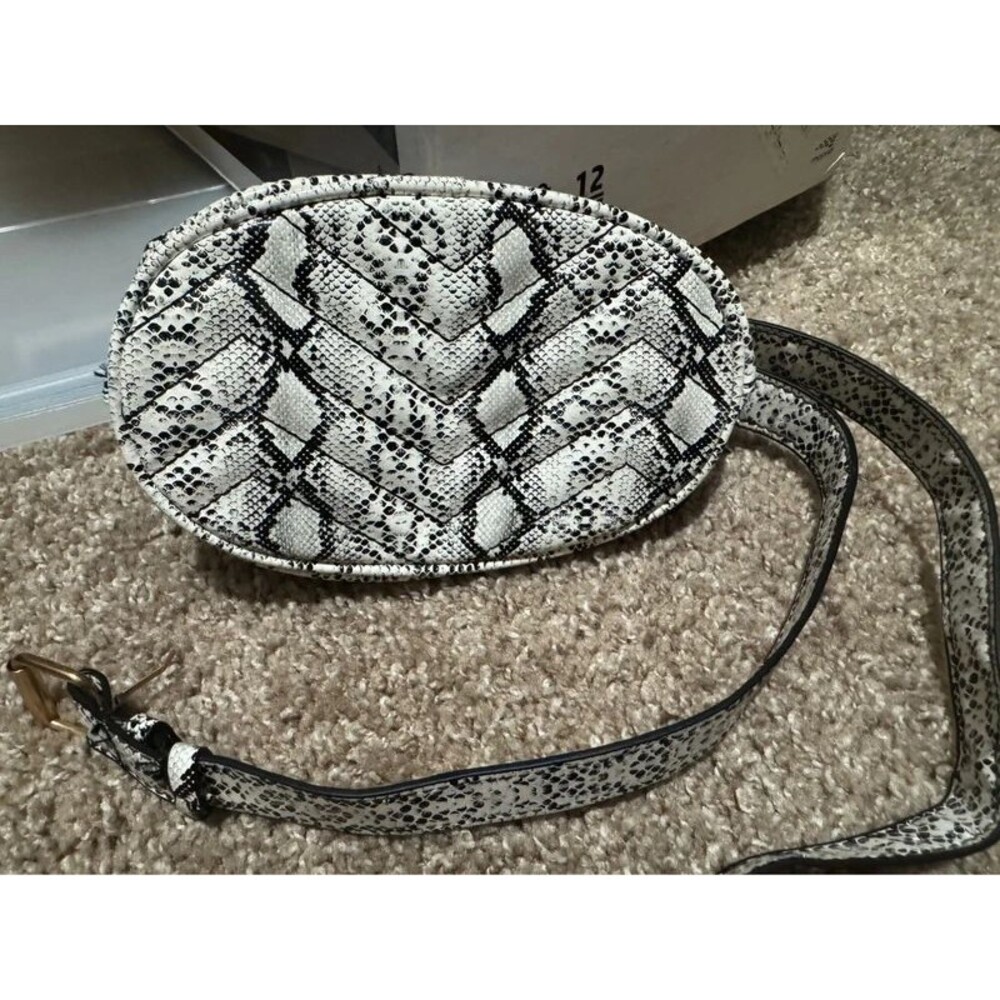 Faux Snakeskin Belt Bag / Fanny Pack
